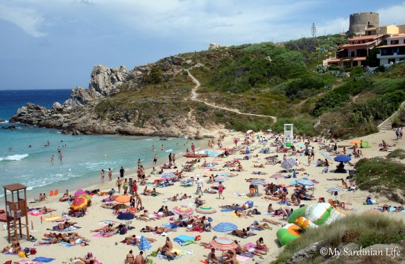 La Rena Bianca on a hot August afternoon.