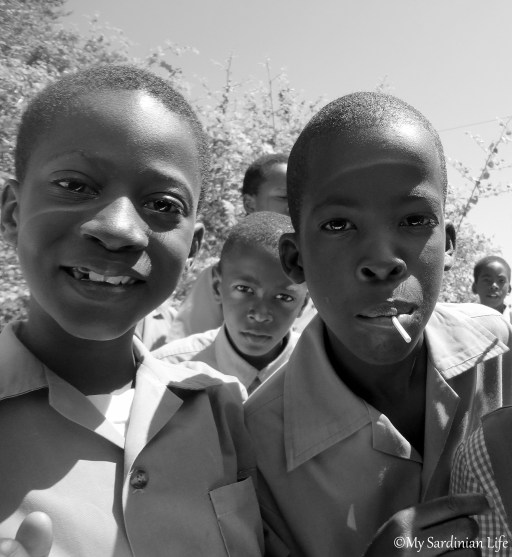 Jamaican children by Jennifer Avventura